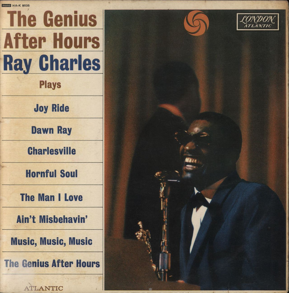 Ray Charles The Genius After Hours - EX UK vinyl LP album (LP record) HA-K8035