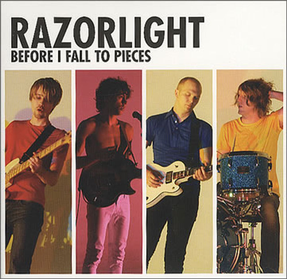 Razorlight Before I Fall To Pieces UK CD/DVD single set 1714372/370