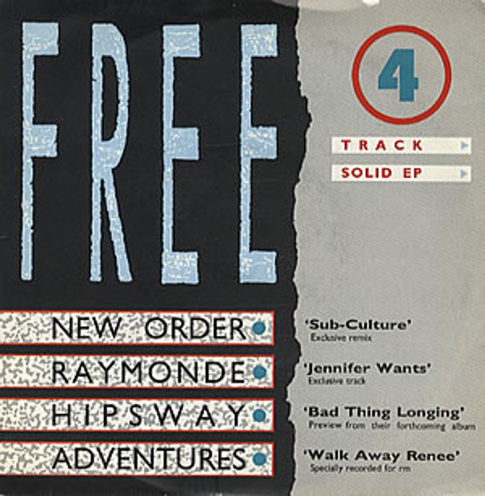 Record Mirror 4 Track Solid EP UK Promo 7" vinyl single (7 inch record / 45) RM2