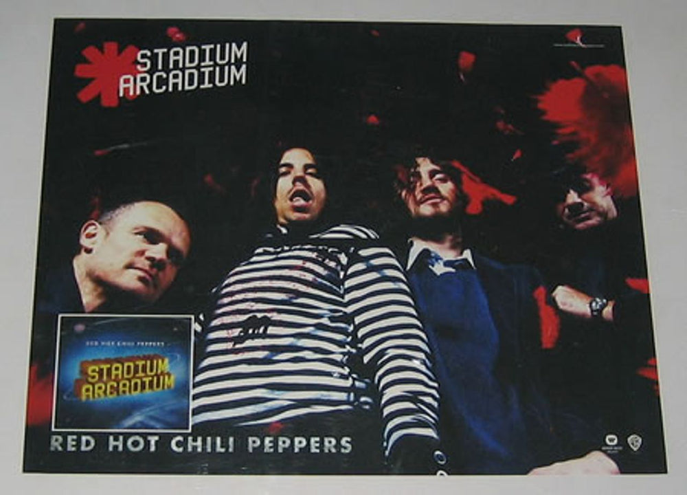 Red Hot Chili Peppers Stadium Arcadium Malaysia Promo poster 17 X 21