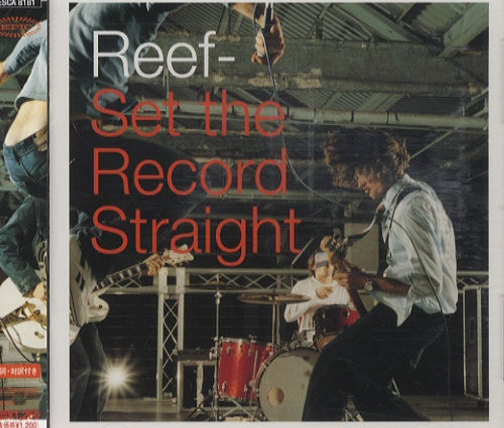 Reef Set The Record Straight Japanese Promo CD single (CD5 / 5") ESCA-8181