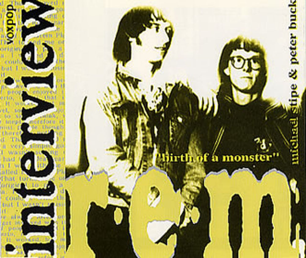 REM Birth Of A Monster Interview Cd UK CD album (CDLP) VP001