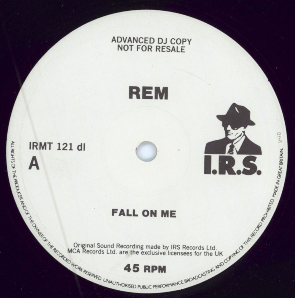 REM Fall On Me UK Promo 12" vinyl single (12 inch record / Maxi-single) IRMT121DL