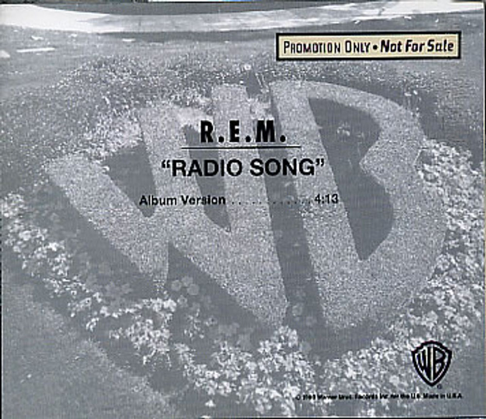 REM Radio Song US Promo CD single (CD5 / 5") PRO-CD-4808