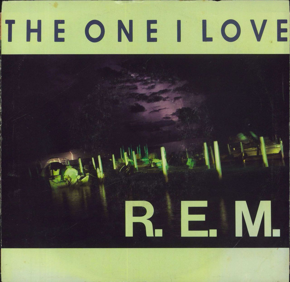 REM The One I Love US 7" vinyl single (7 inch record / 45) IRS-53171