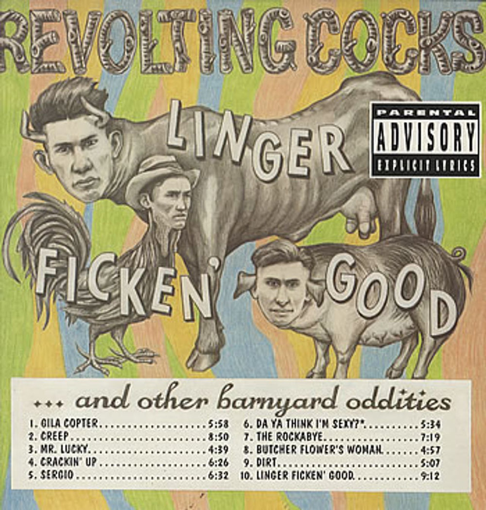 Revolting Cocks Linger Ficken Good And Other Barnyard Oddities French 2-LP vinyl record set (Double LP Album) DVN22