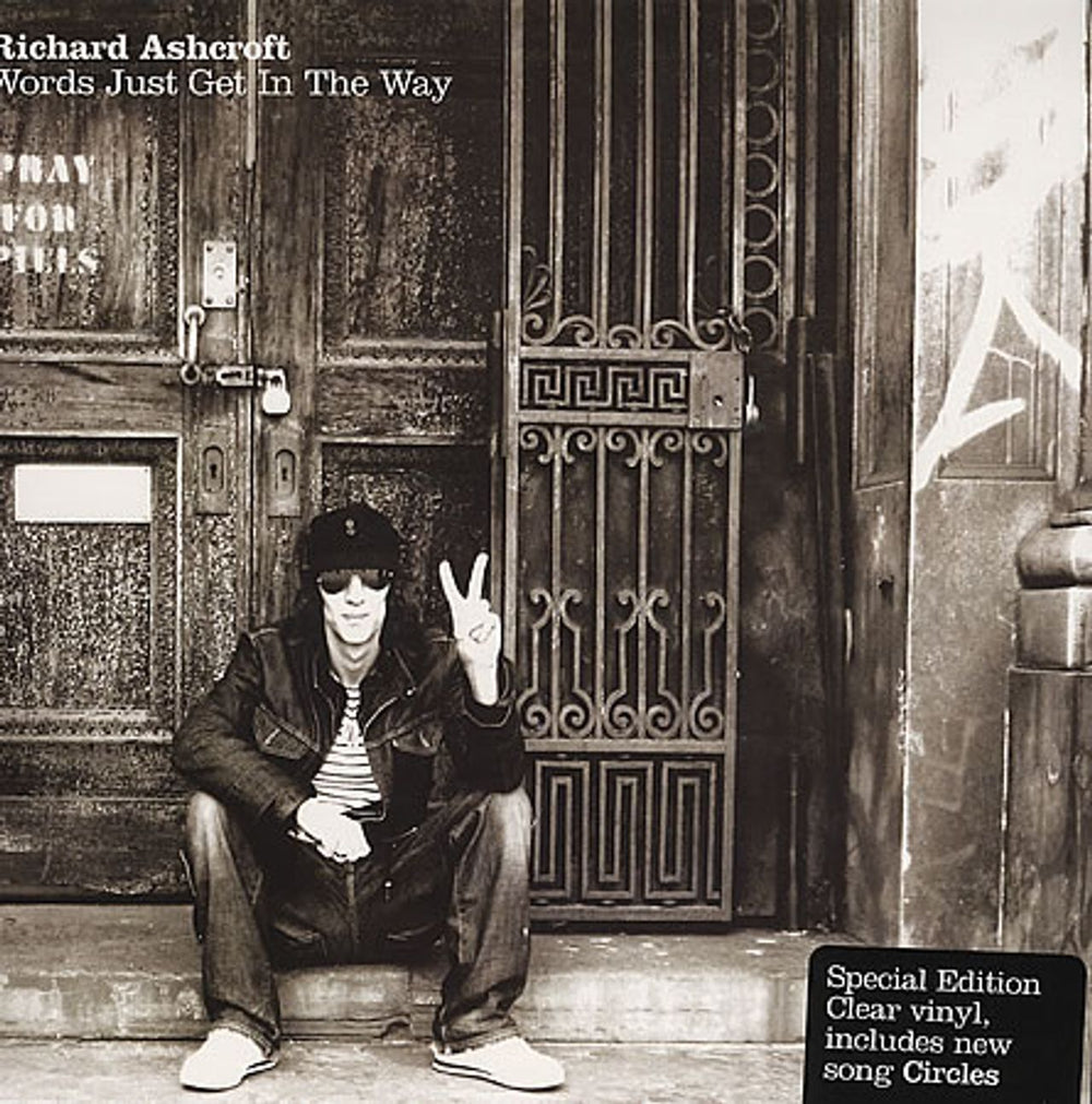 Richard Ashcroft Words Just Get In The Way - Clear vinyl UK 7" vinyl single (7 inch record / 45) R6700