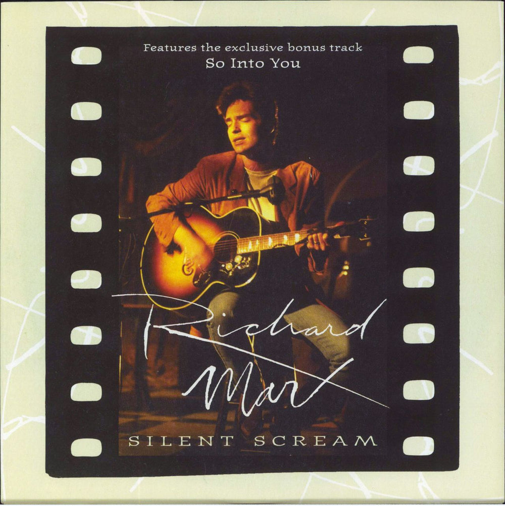 Richard Marx Silent Scream - P/S UK 7" vinyl single (7 inch record / 45) CL714