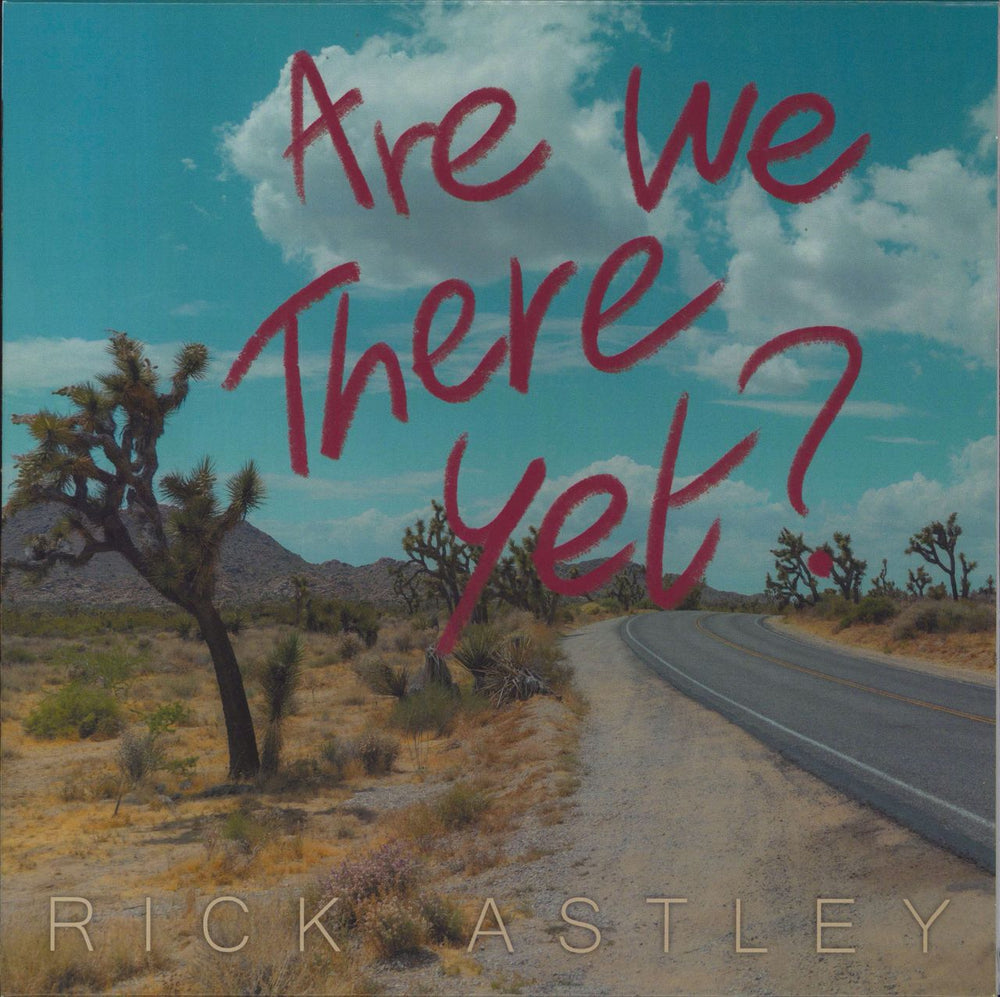 Rick Astley Are We There Yet? - Turquoise & Red Splatter Vinyl UK vinyl LP album (LP record) 538940291