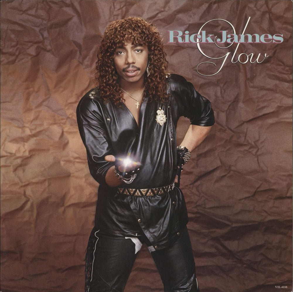 Rick James Glow - White label Japanese Promo vinyl LP album (LP record) VIL-6189