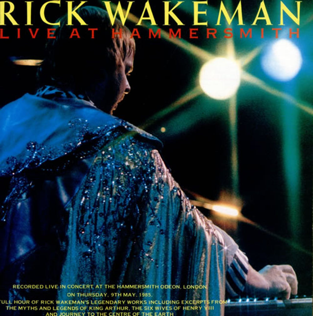 Rick Wakeman Live At Hammersmith UK vinyl LP album (LP record) RW2