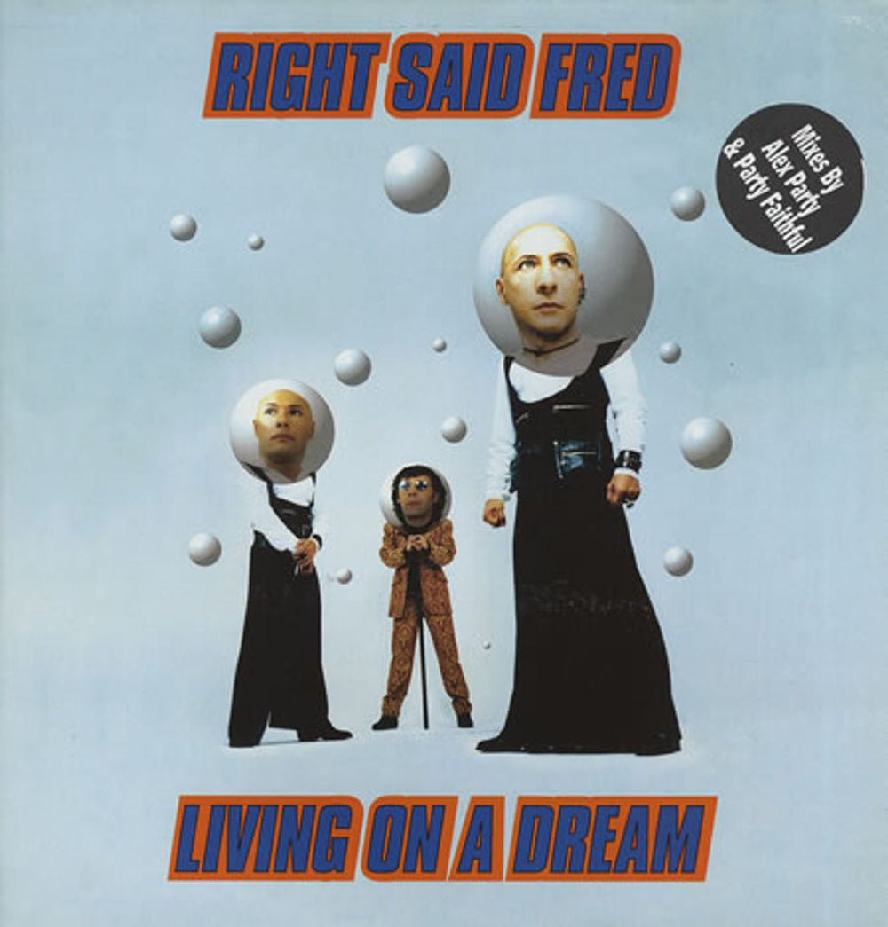 Right Said Fred Living On A Dream UK 12" vinyl single (12 inch record / Maxi-single) HVRT1