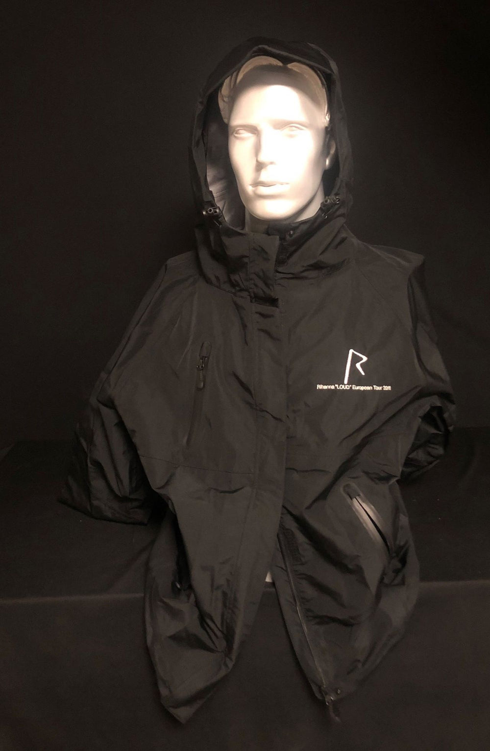 Rihanna Loud European Tour 2011 UK jacket WATERPROOF JACKET