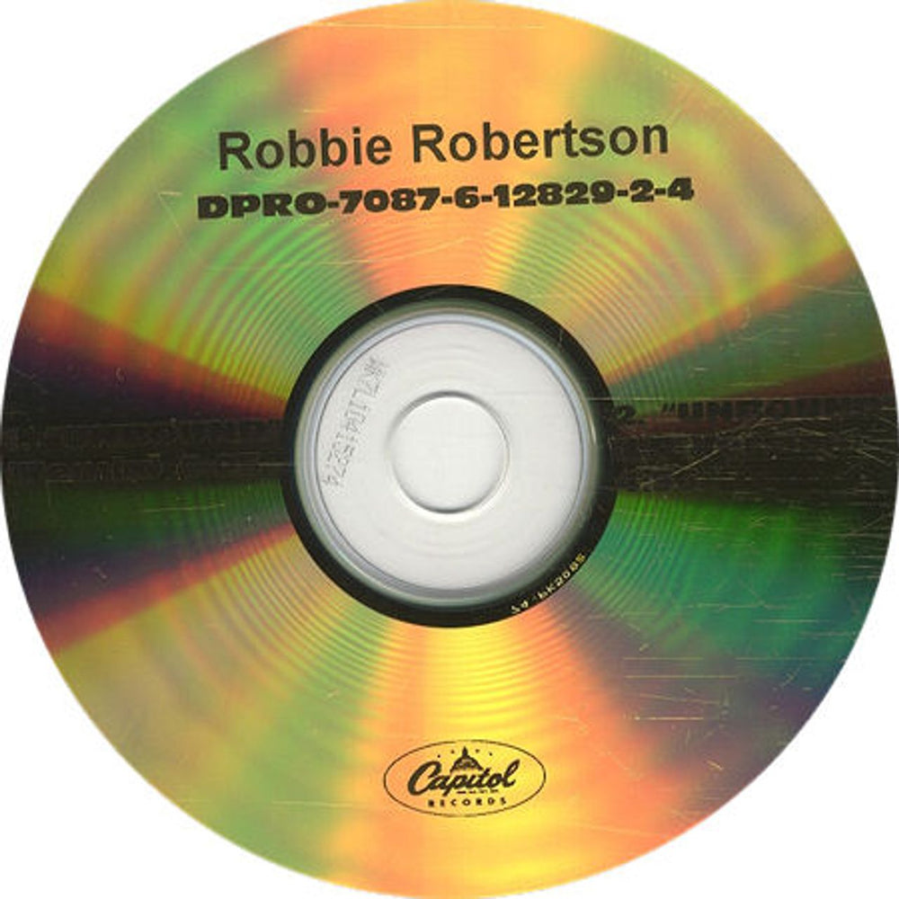 Robbie Robertson Unbound US Promo CD-R acetate CD ACETATE