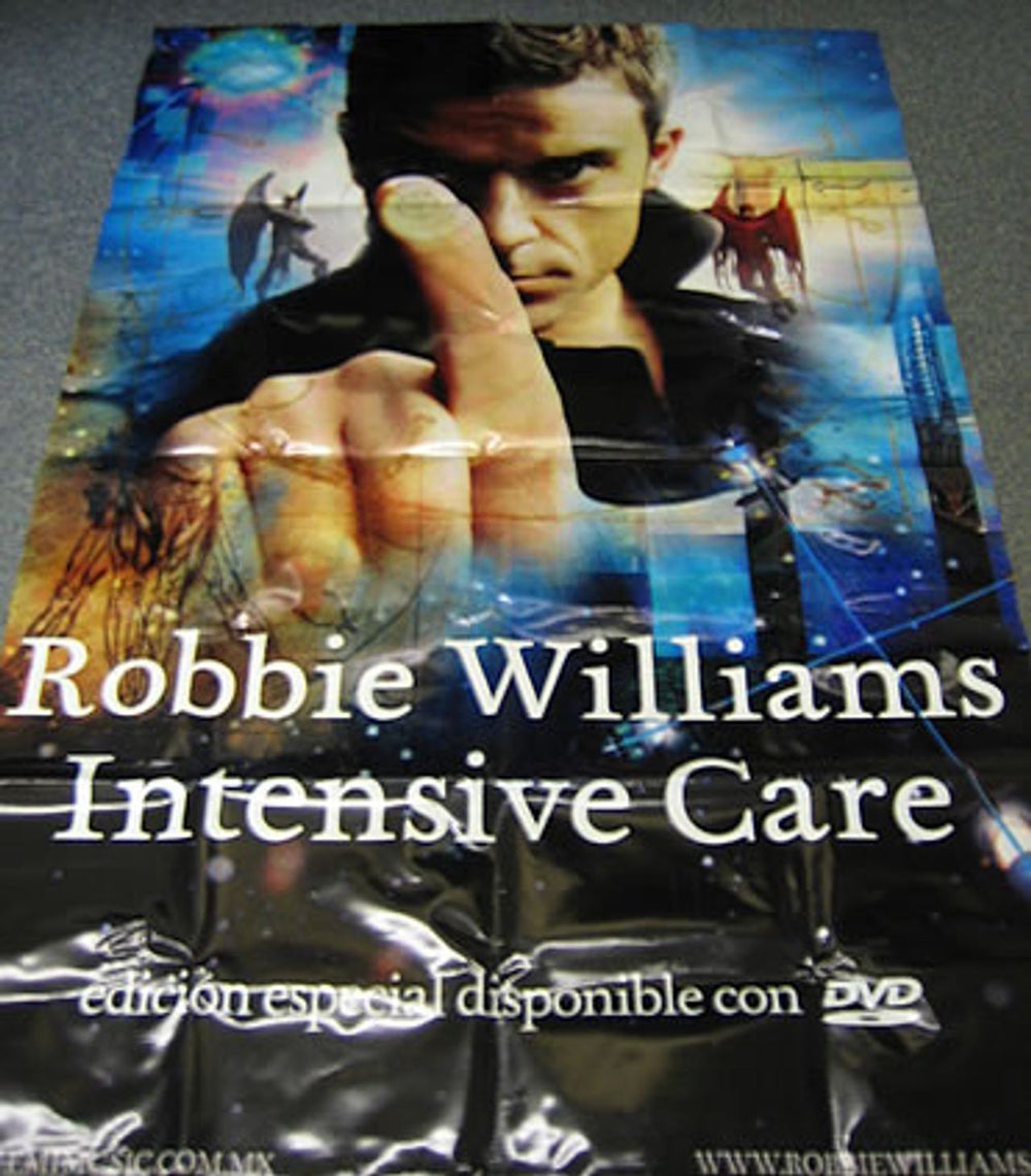 Robbie Williams Intensive Care Mexican Promo display PROMO BANNER