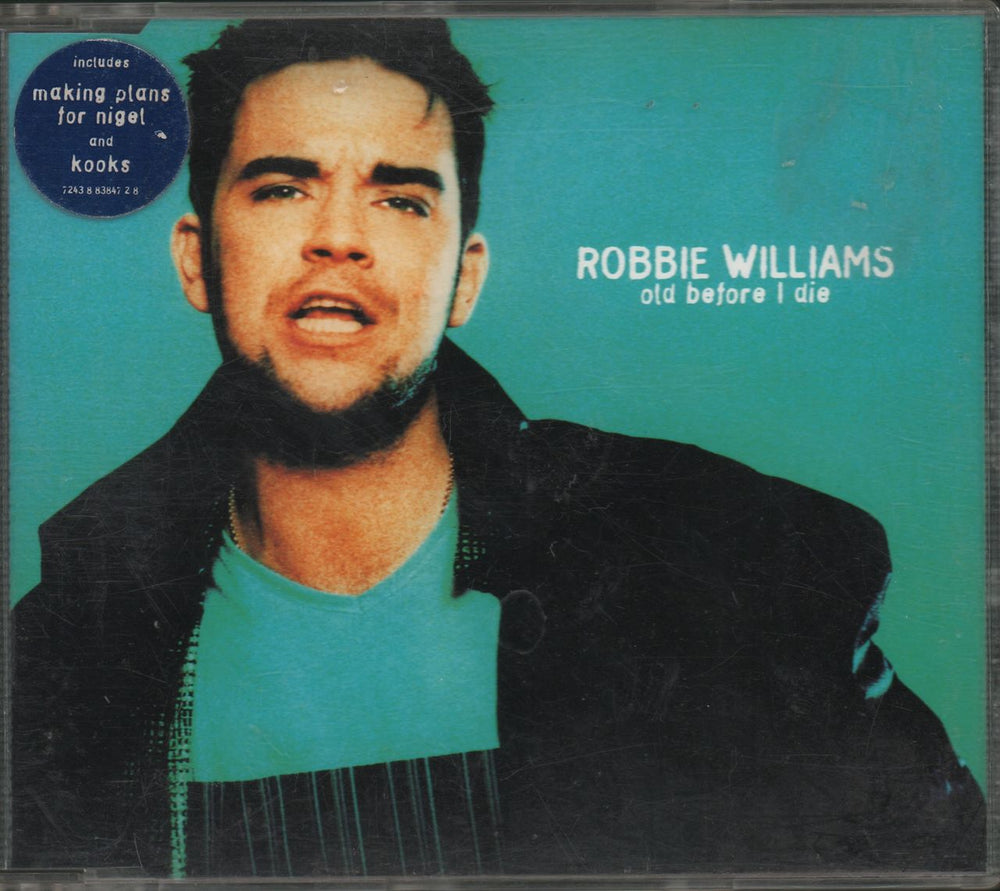 Robbie Williams Old Before I Die UK CD single (CD5 / 5") CDCHSS5055