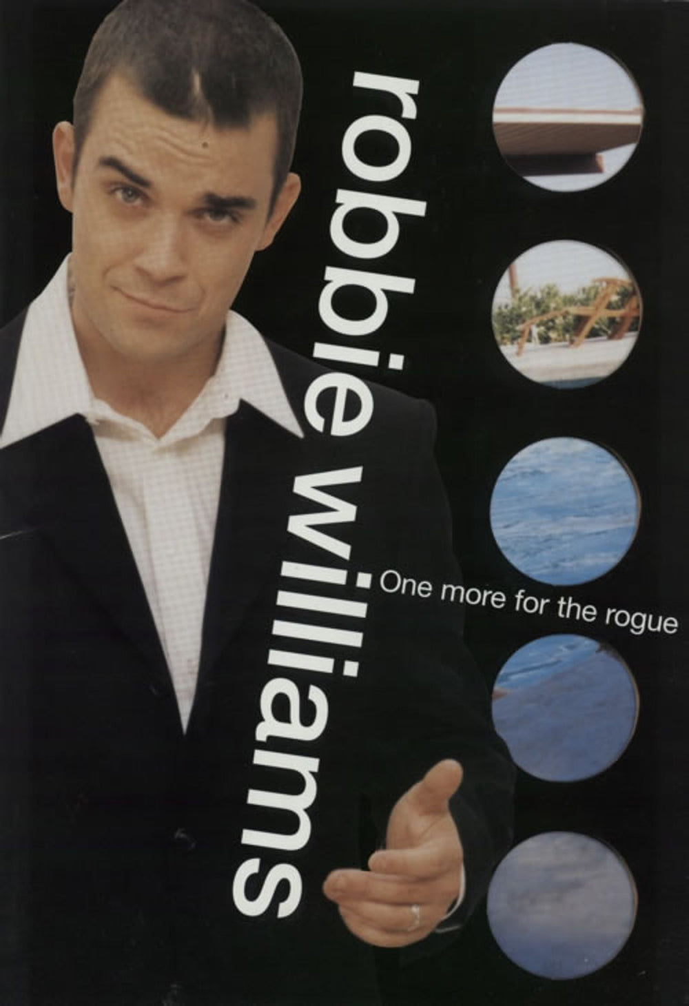 Robbie Williams One More For The Rogue + Ticket stub UK tour programme TOUR PROGRAMME