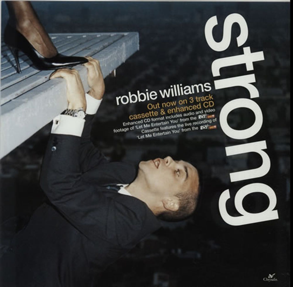 Robbie Williams Strong UK Promo display PROMO DISPLAY