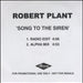 Robert Plant Song To The Siren  UK Promo CD-R acetate CD-R ACETATE