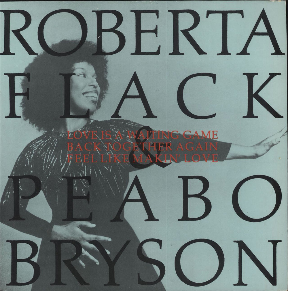 Roberta Flack And Peabo Bryson Love Is A Waiting Game UK 12" vinyl single (12 inch record / Maxi-single) LV45