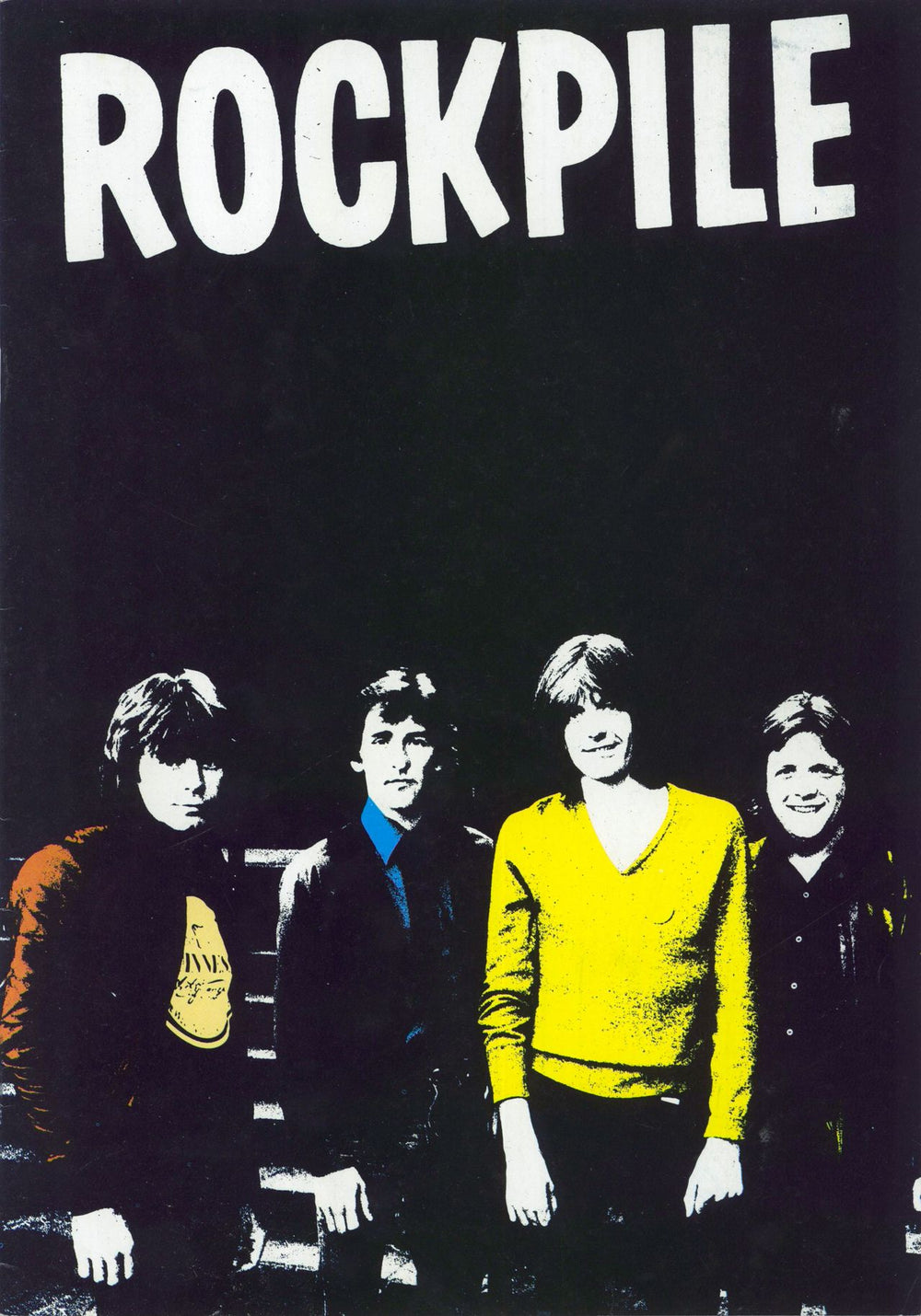 Rockpile 1979 Tour Programme + Ticket Stub & 2 Badges UK tour programme PROGRAMME, TICKET & BADGES