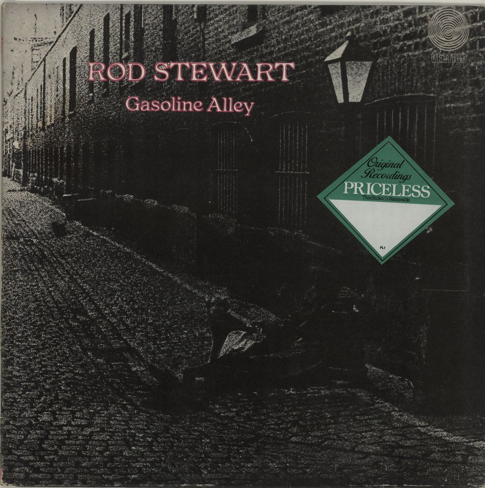 Rod Stewart Gasoline Alley UK vinyl LP album (LP record) PRICE28