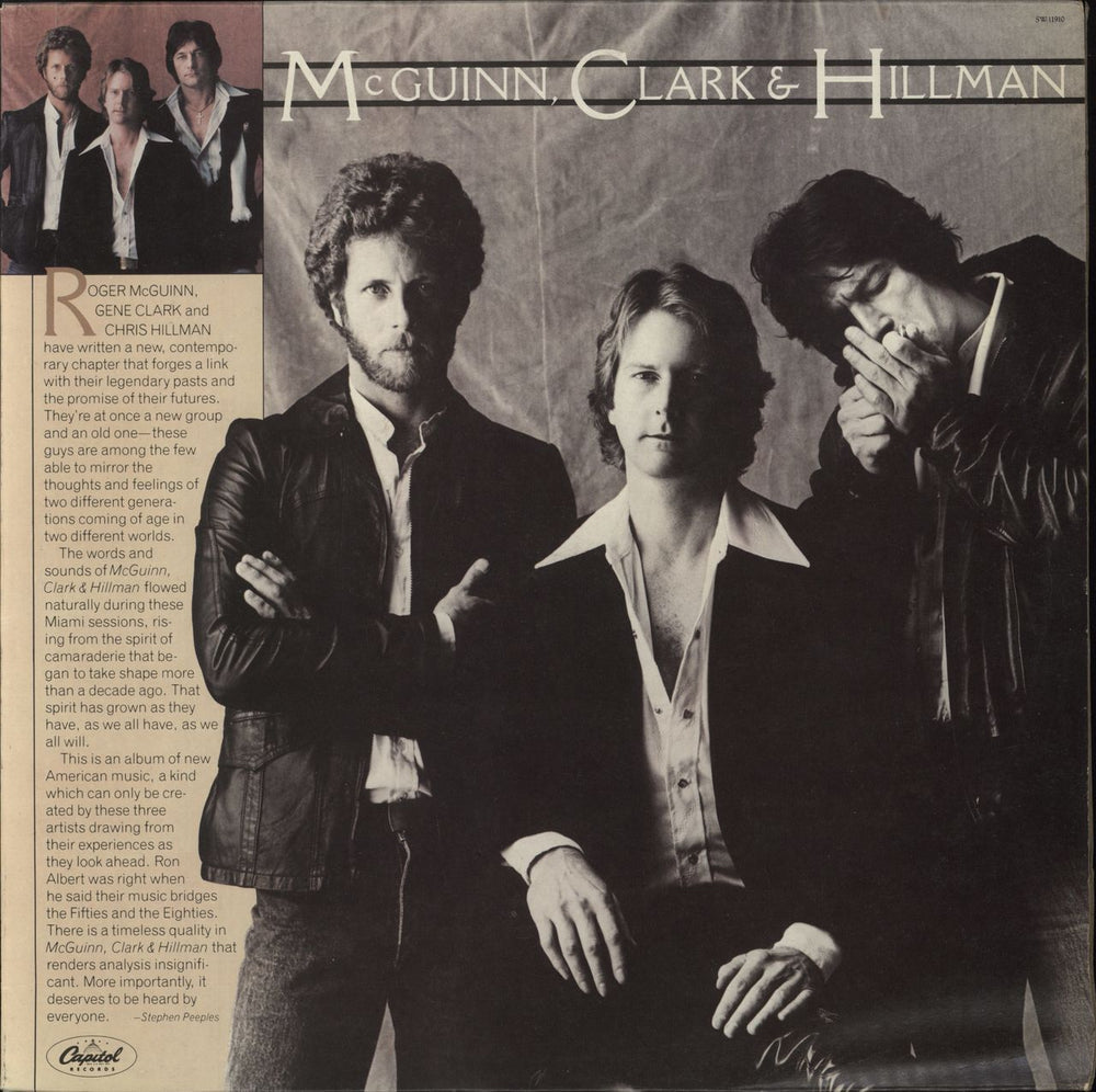 Roger McGuinn McGuinn Clark & Hillman Greek vinyl LP album (LP record) 14C062-85785