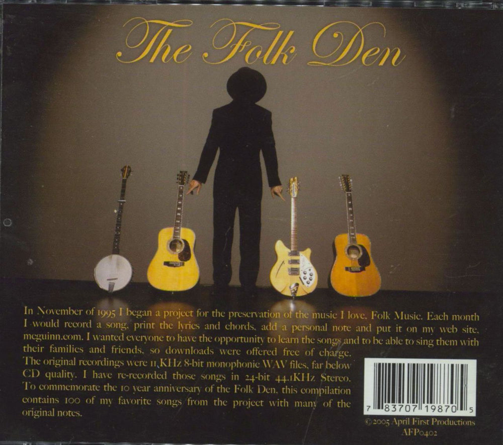 Roger McGuinn The Folk Den Project 1995-2005 UK 4-CD album set 783707198705