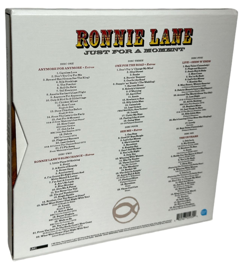 Ronnie Lane Just For A Moment [Music 1973-1997] UK CD Album Box Set 602567559399