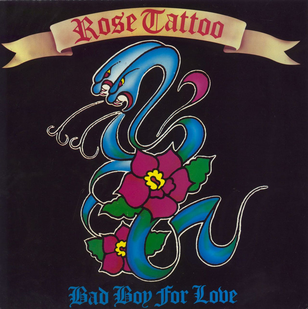 Rose Tattoo Bad Boy For Love UK 12" vinyl single (12 inch record / Maxi-single) CAR191T