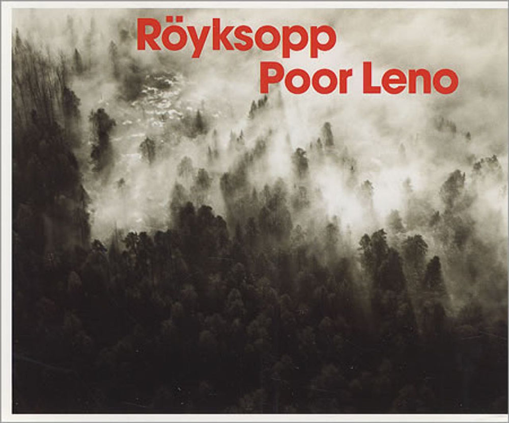 Royksopp Poor Leno US CD single (CD5 / 5") WALLD079V