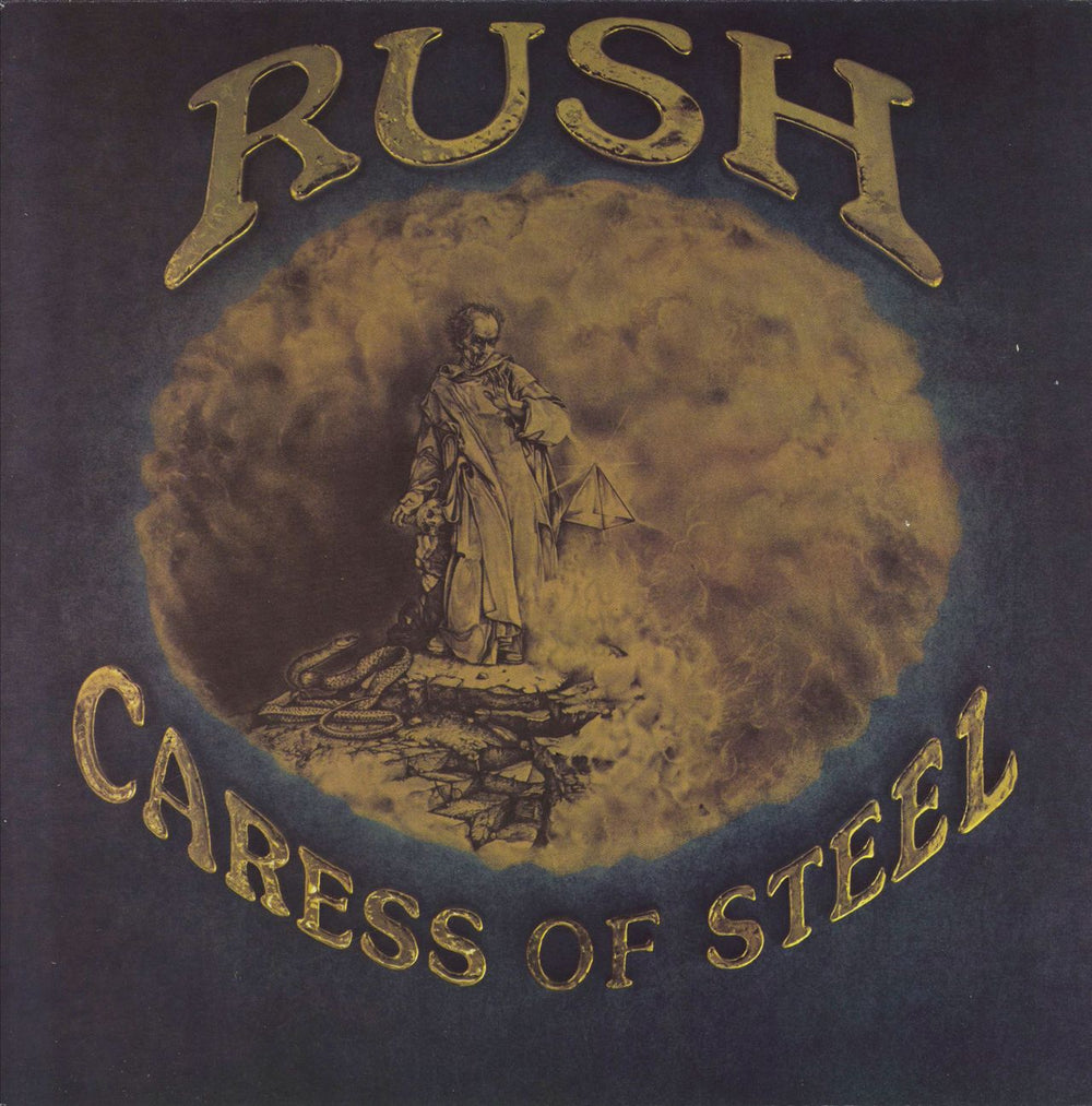 Rush Caress Of Steel - EX UK vinyl LP album (LP record) PRICE20