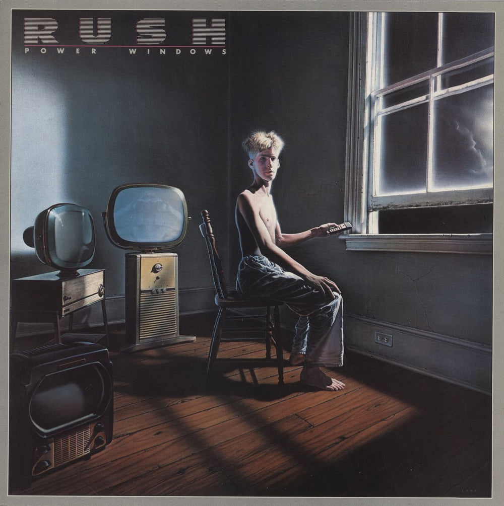 Rush Power Windows UK vinyl LP album (LP record) VERH31