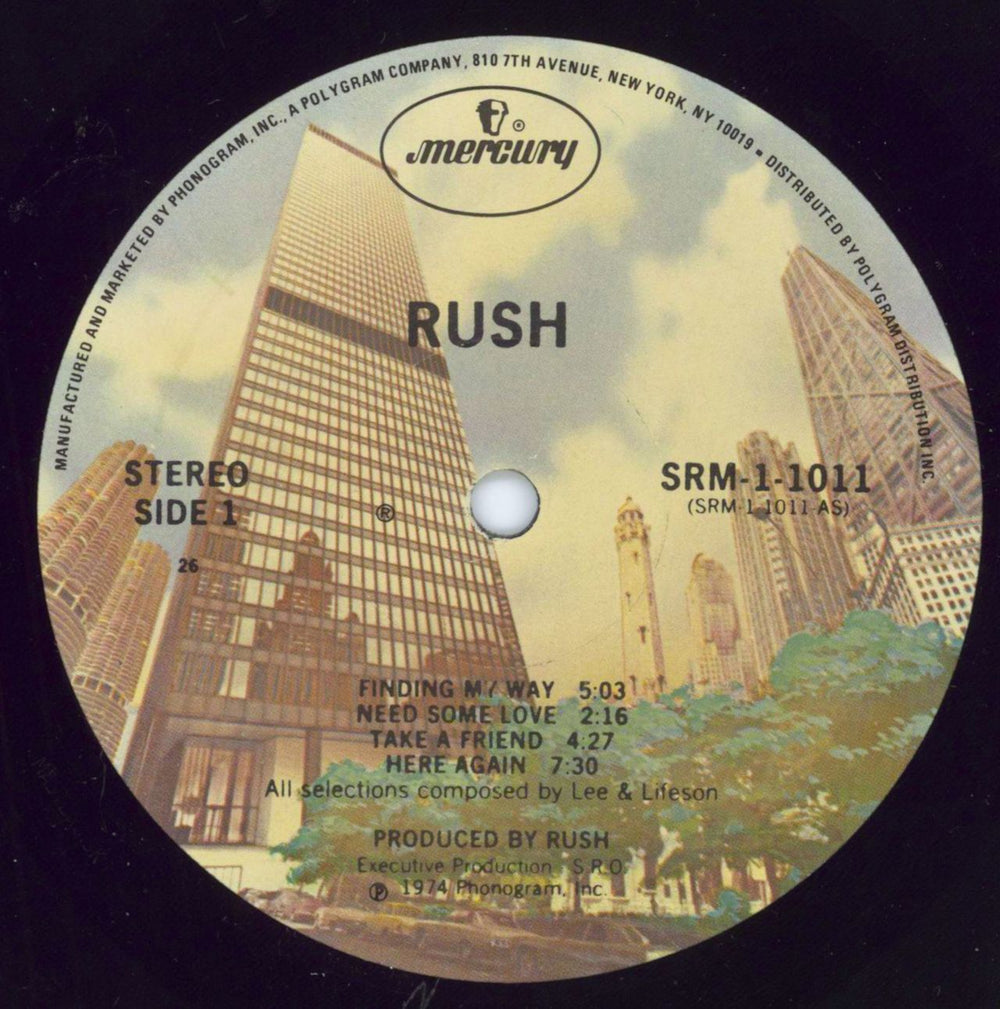 Rush Rush - 1981 [PRC] US vinyl LP album (LP record) RUSLPRU798840