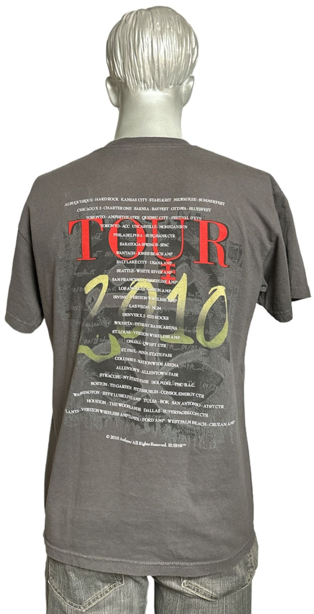 Rush Time Machine 10/11 T-Shirt [M] US t-shirt