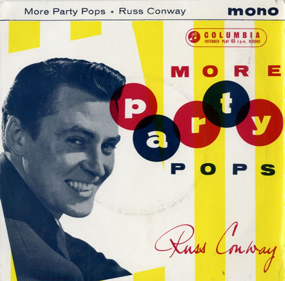 Russ Conway More Party Pops EP UK 7" vinyl single (7 inch record / 45) SEG7957