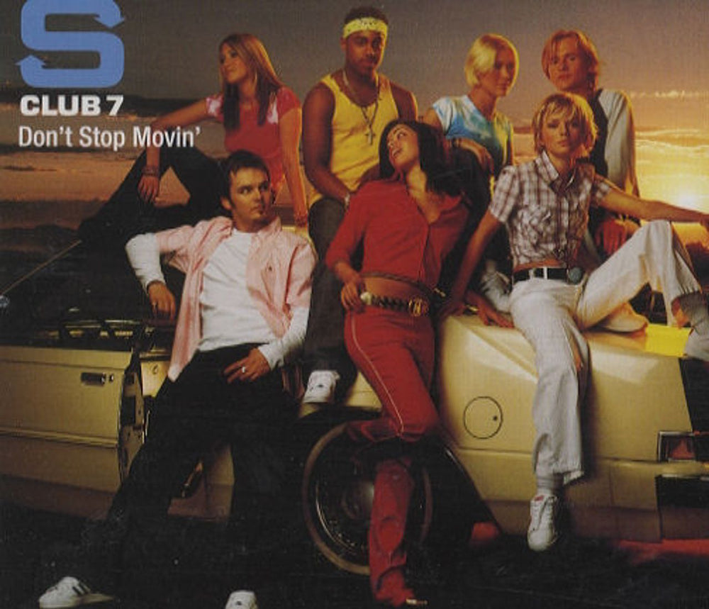 S Club 7 Don't Stop Moving Japanese Promo CD single (CD5 / 5") UICP-5012