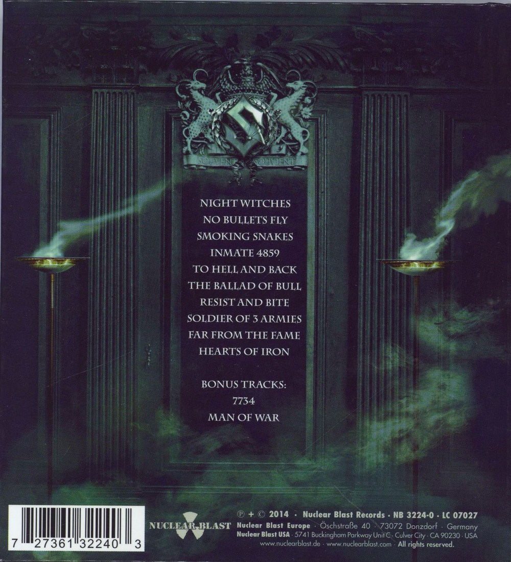 Sabaton Heroes German Promo CD album (CDLP) 727361322403