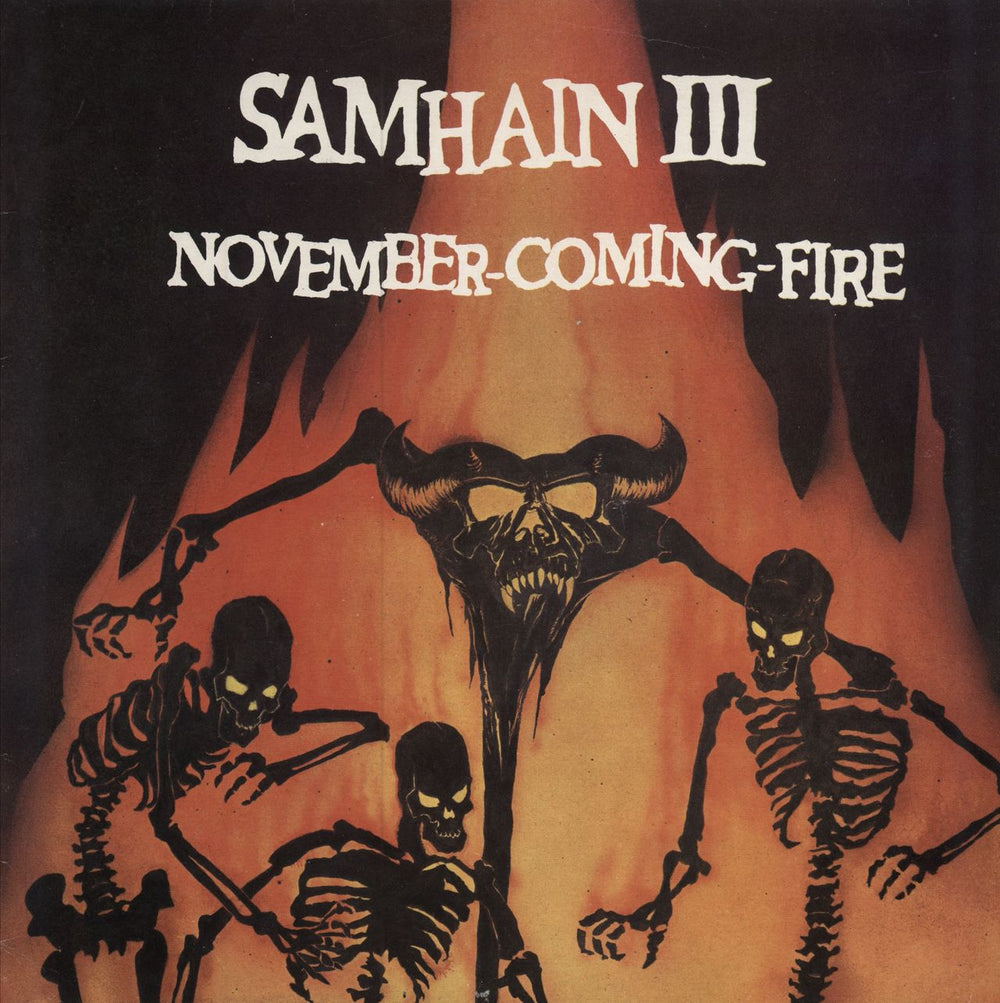 Samhain III: November Coming Fire UK vinyl LP album (LP record) REVLP82