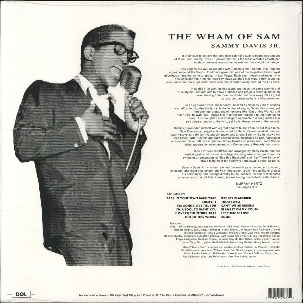 Sammy Davis Jr The Wham Of Sam UK vinyl LP album (LP record) 889397577162