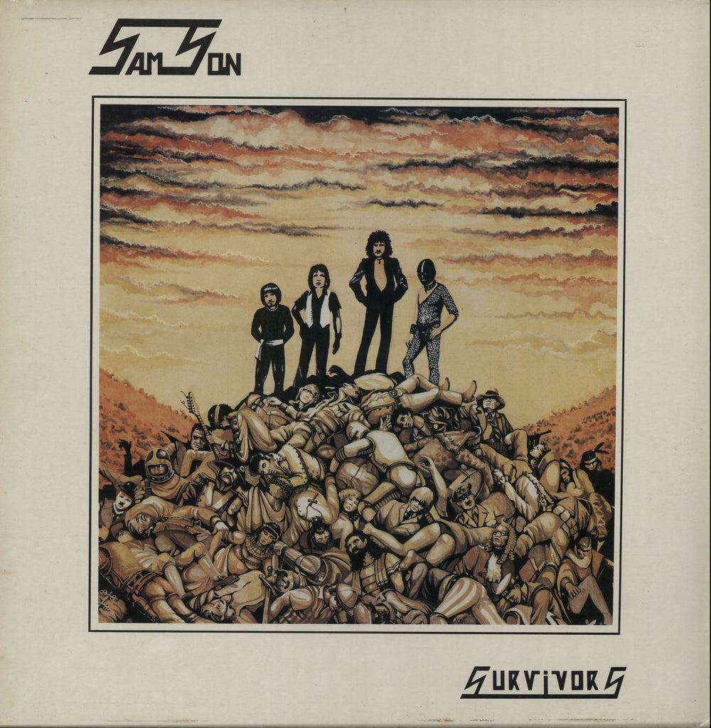 Samson Survivors - EX UK vinyl LP album (LP record) LAP1
