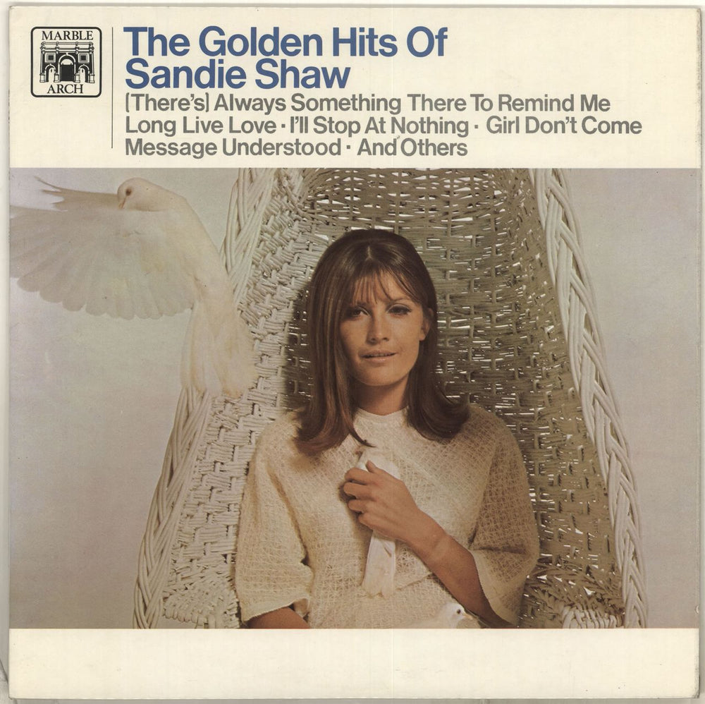 Sandie Shaw The Golden Hits Of Sandie Shaw UK vinyl LP album (LP record) MAL781