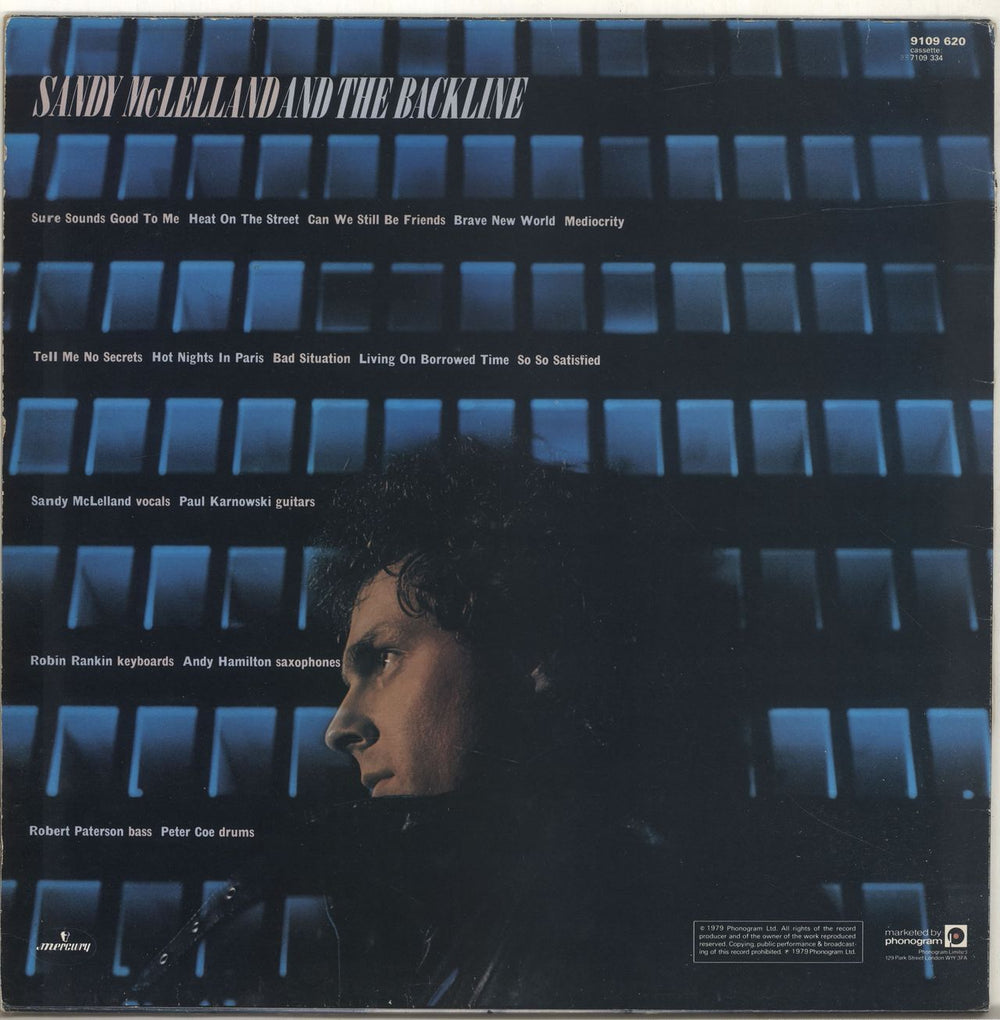 Sandy McLelland Sandy McLelland And The Backline UK vinyl LP album (LP record)