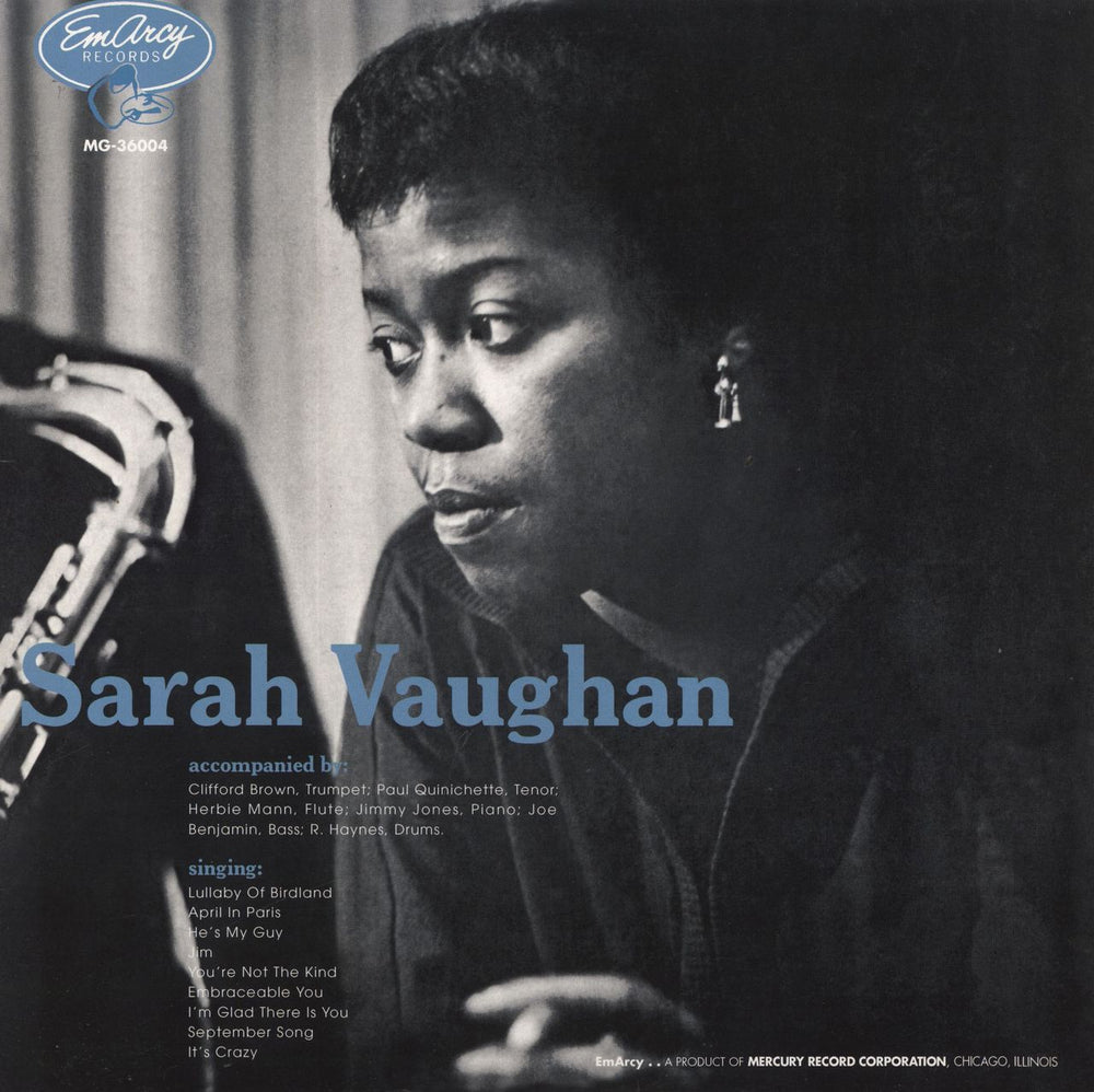 Sarah Vaughan Sarah Vaughan - 180gm Vinyl + Booklet UK vinyl LP album (LP record) MG36004