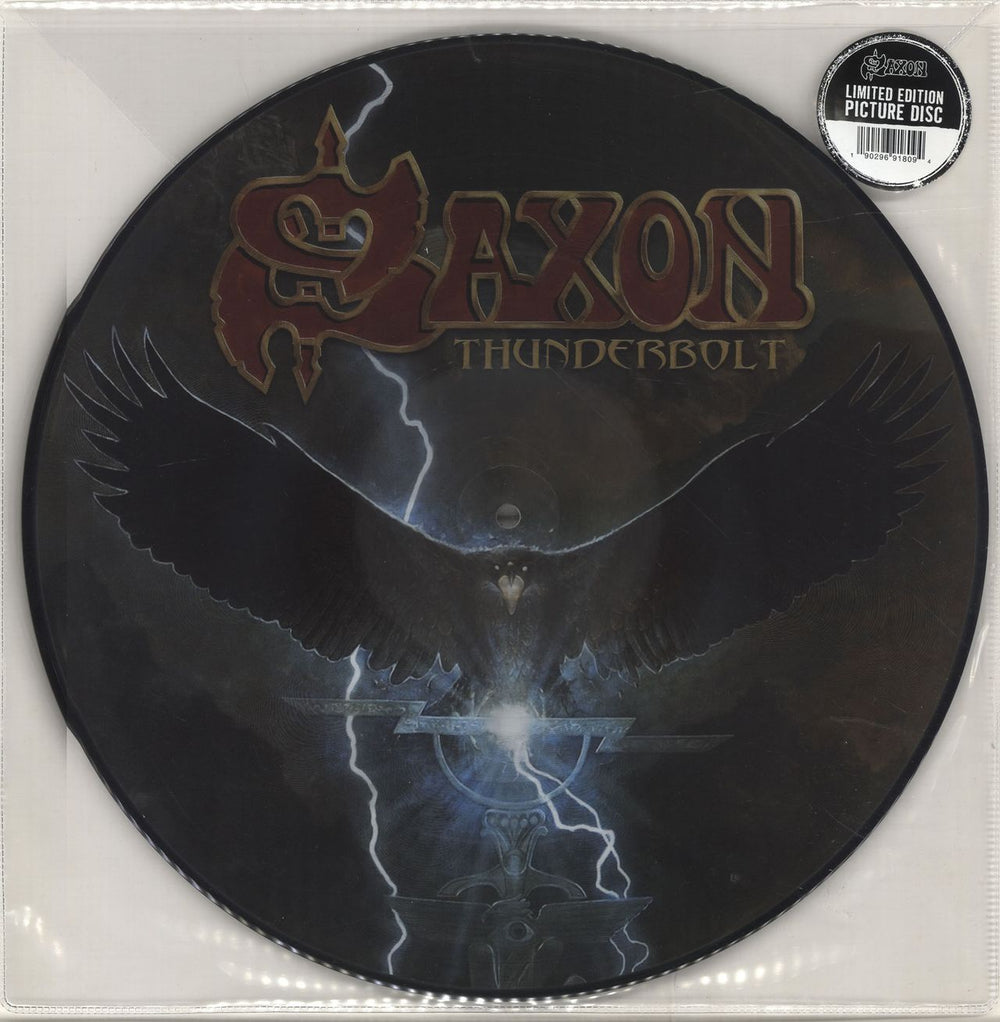 Saxon Thunderbolt - RSD18 UK picture disc LP (vinyl picture disc album) SLM065P2