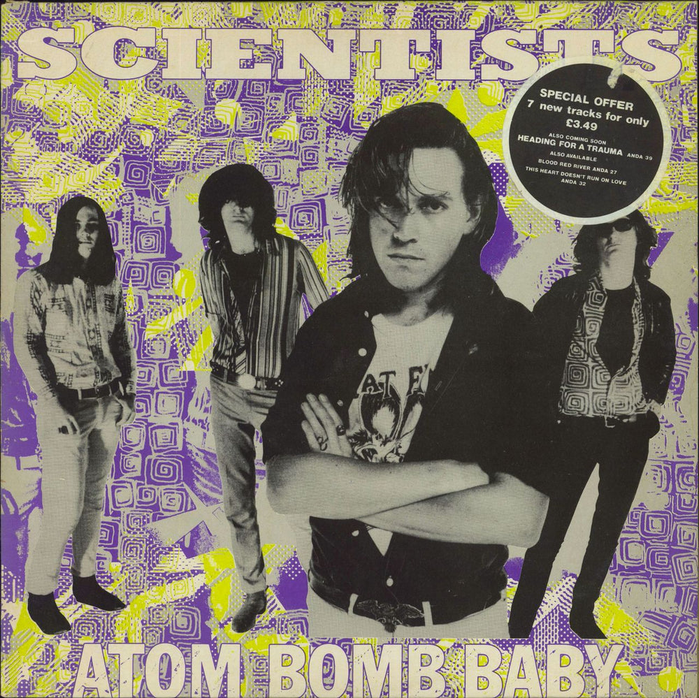Scientists Atom Bomb Baby - Stickered UK 12" vinyl single (12 inch record / Maxi-single) ANDA37