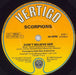 Scorpions Don't Believe Her UK 7" vinyl single (7 inch record / 45) SCO07DO825191