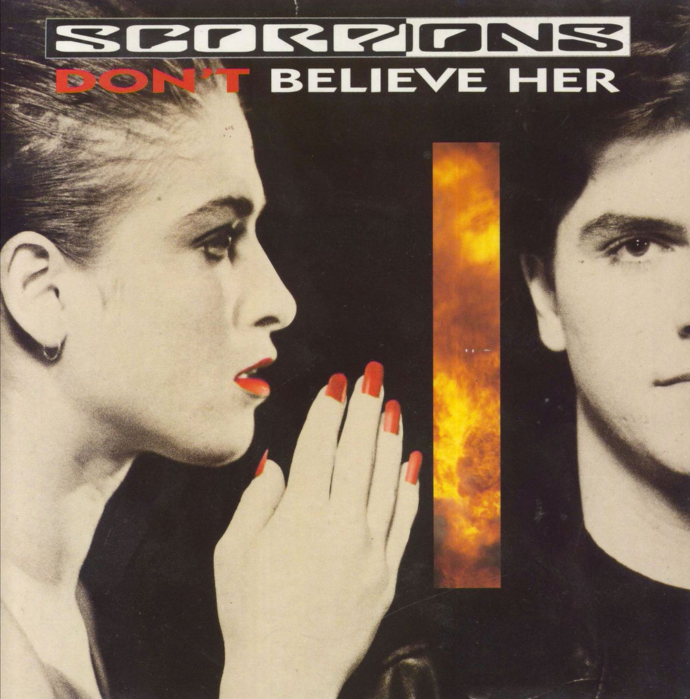 Scorpions Don't Believe Her UK 7" vinyl single (7 inch record / 45) VER52
