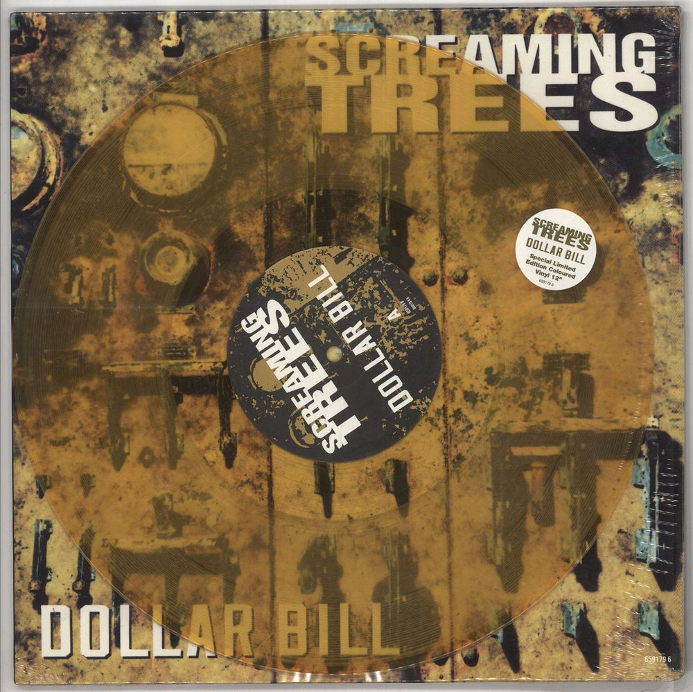 Screaming Trees Dollar Bill - Orange Vinyl - Sealed UK 12" vinyl single (12 inch record / Maxi-single) 6591796