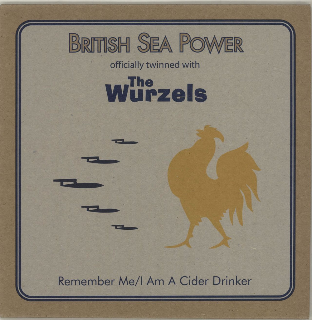 Sea Power Remember Me / I Am A Cider Drinker - Numbered UK 7" vinyl single (7 inch record / 45) RTRADS302